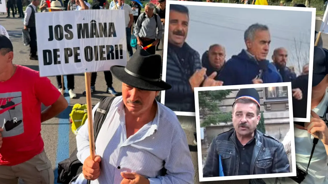 Fanii lui Călin Georgescu, infiltrați la protestul ciobanilor din Capitală. Unul dintre organizatorii revoltei îl susține pe suveranistul suprem, Makaveli și „Perversul de pe Târgu Ocna” nu au lipsit