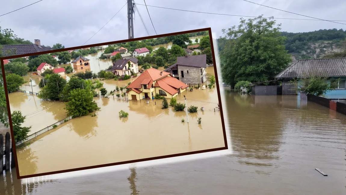 Risc mare de viituri ca la Buşteni. Hidrologii au emis COD ROŞU de inundaţii