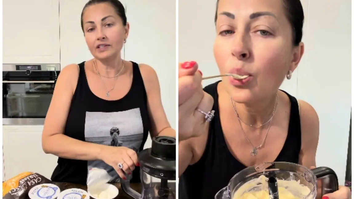 Gabriela Cristea a dezvăluit rețeta de înghețată proteică: 