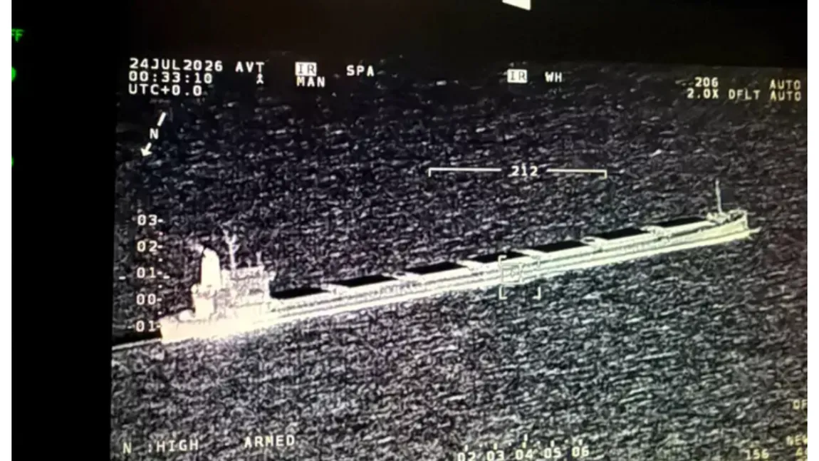 O nouă navă a fost lovită de o dronă sau de o mină în Marea Neagră, în apropiere de Sfântul Gheorghe