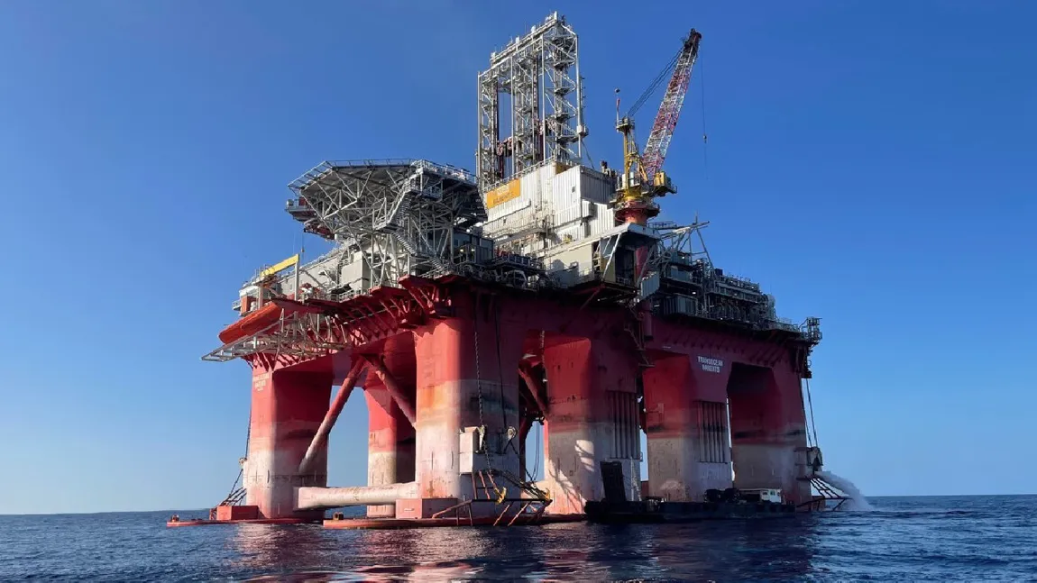 România se apropie de exploatarea gazelor din Marea Neagră. Platforma Neptun Alpha a fost instalată, producția începe în 2027