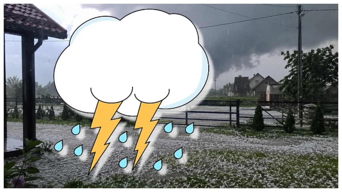 Prognoza meteo. Soarele este scump la vedere, norii fac scut cu ploi torențiale, vijelii și grindină
