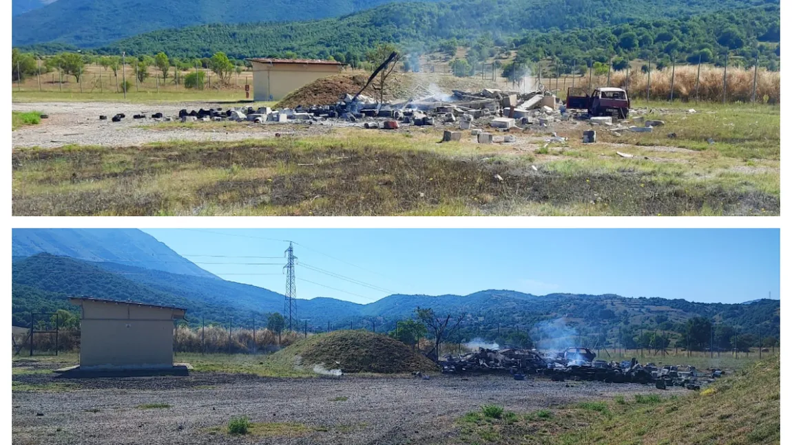 Explozie la un depozit de artificii. Doi morţi şi doi răniţi