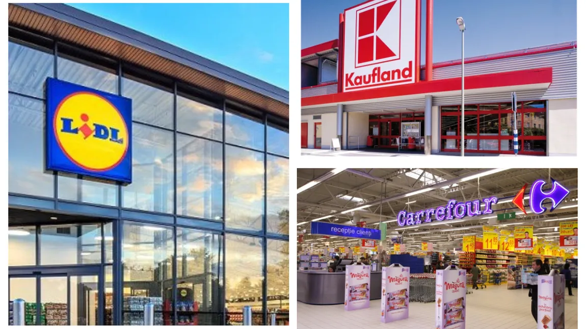 Care sunt supermarketurile din România cu cel mai mare profit. Pe ce loc se află Kaufland, Lidl, Mega Image sau Carrefour