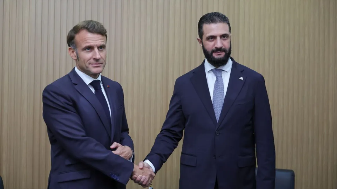 Explozii la Damasc în timpul vizitei președintelui francez Emmanuel Macron