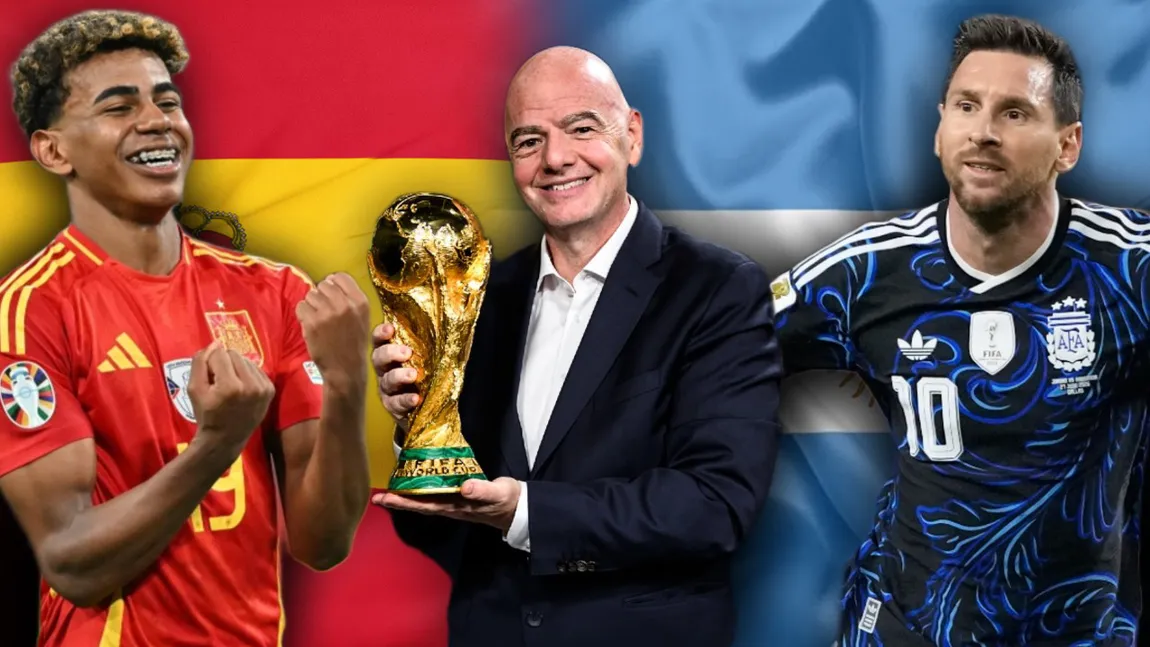 Americanizarea Cupei Mondiale: Gianni Infantino, președintele FIFA, vrea o pauză de 30 de minute la finala Spania - Argentina 2026, după modelul Super Bowl
