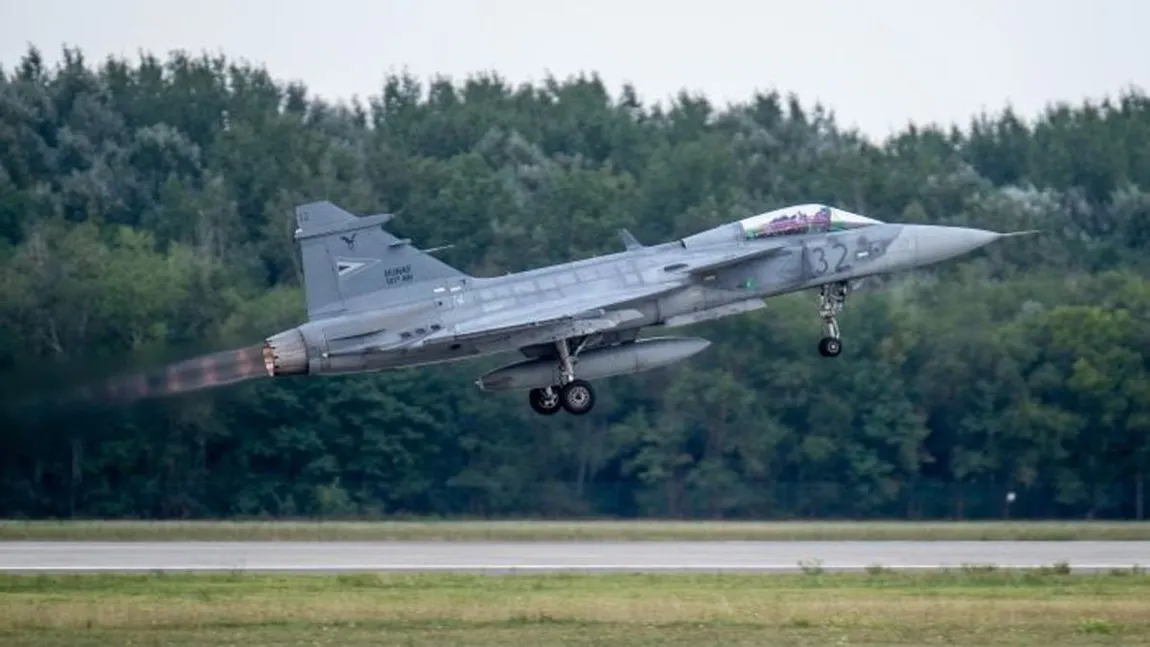 Un avion Gripen s-a prăbuşit lângă Szolnok, în Ungaria