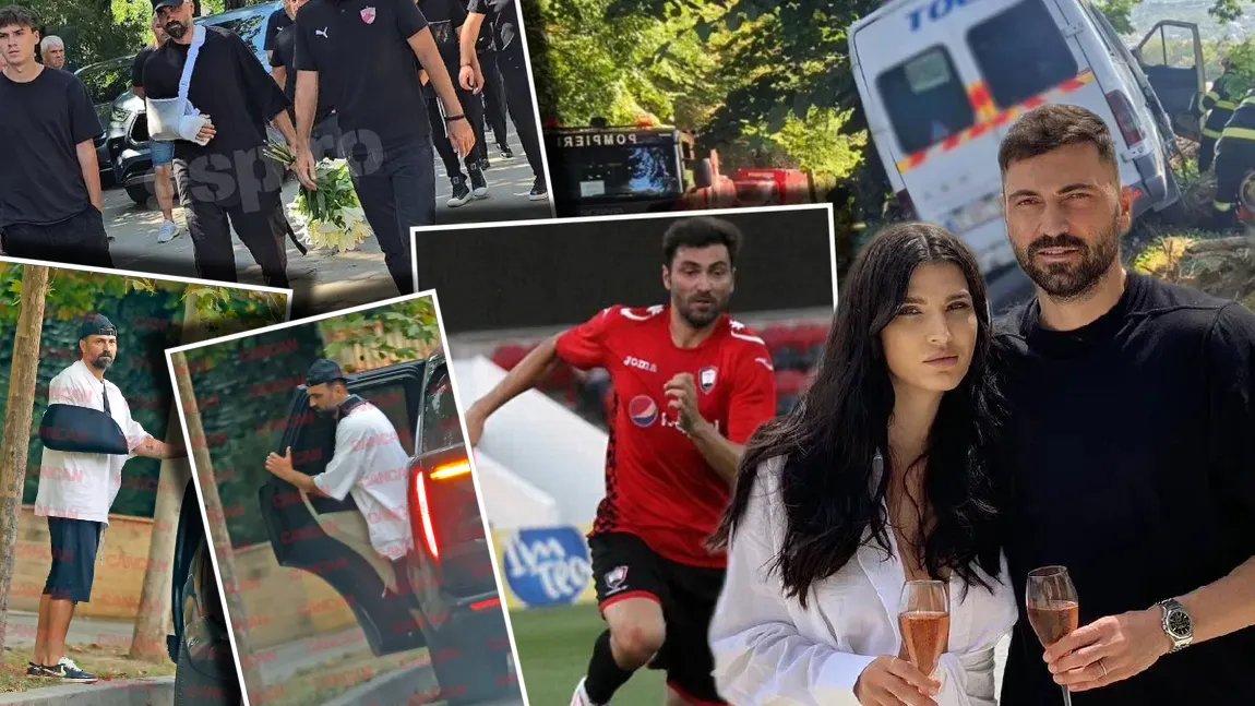 Cum arată Adrian Ropotan, antrenorul Dinamo 2, la două săptămâni de la tragicul accident din Argeș. Ropotan a fost grav rănit, iar maseurul echipei și-a pierdut viața