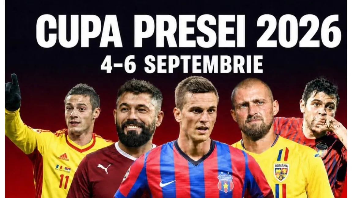 Cupa Presei la fotbal 2026. Romania TV luptă pentru trofeu. Programul meciurilor