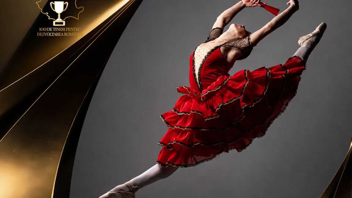 De la vioară și gimnastică la scenele din Berlin și Dubai. Balerina Irina Preda, la doar 16 ani, în campania „100 de tineri pentru dezvoltarea României”