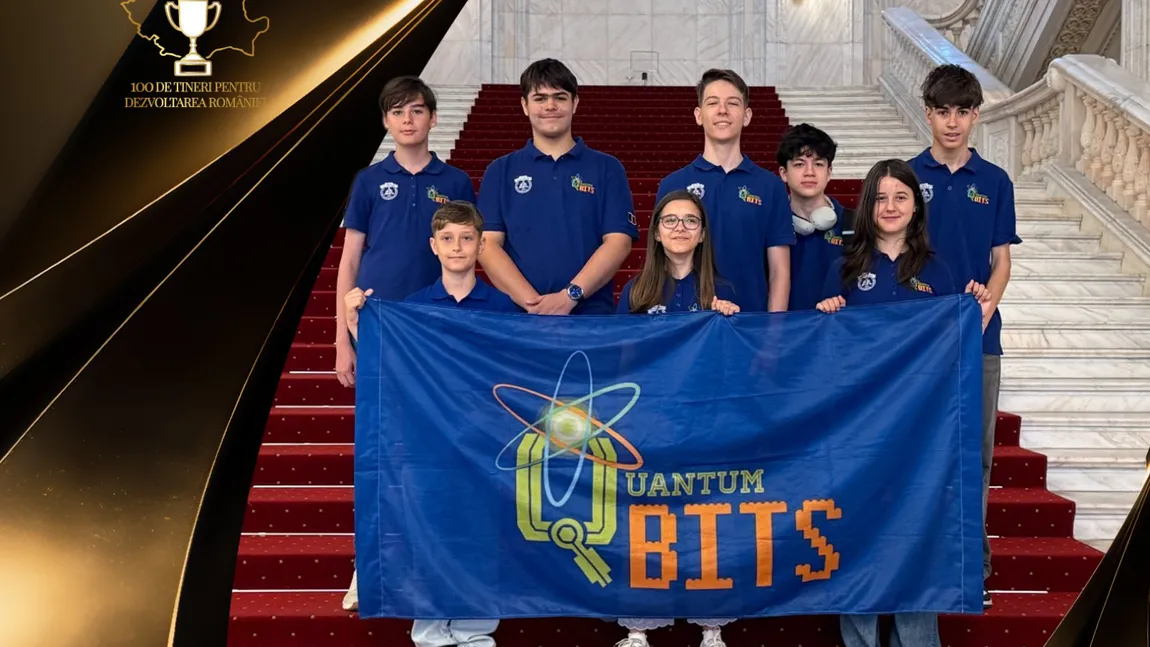 O dronă cu inteligență artificială care salvează vieți, creată de liceenii români de la Quantum Bits