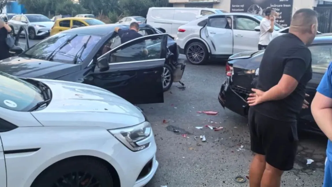 Noi detalii șocante despre tânărul de 17 ani, băut și fără permis de conducere, care a făcut prăpăd în Capitală. Momentul impactului, surprins de camerele de supraveghere