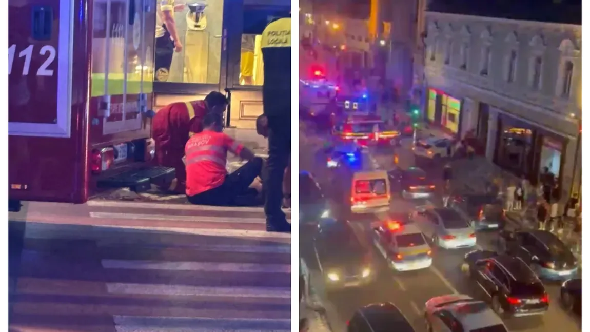 Șoferul care a provocat accidentul cumplit din centrul Brașovului a fost reținut. Noi detalii șocante au ieșit la iveală, ce au descoperit polițiștii