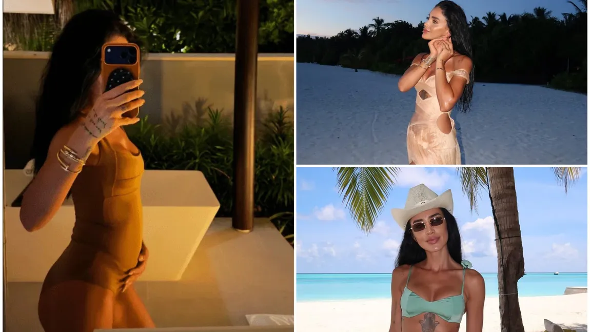 Adelina Pestrițu și-a pus fanii pe jar. Vedeta s-a pozat în Maldive cu mâna pe burtivă: 