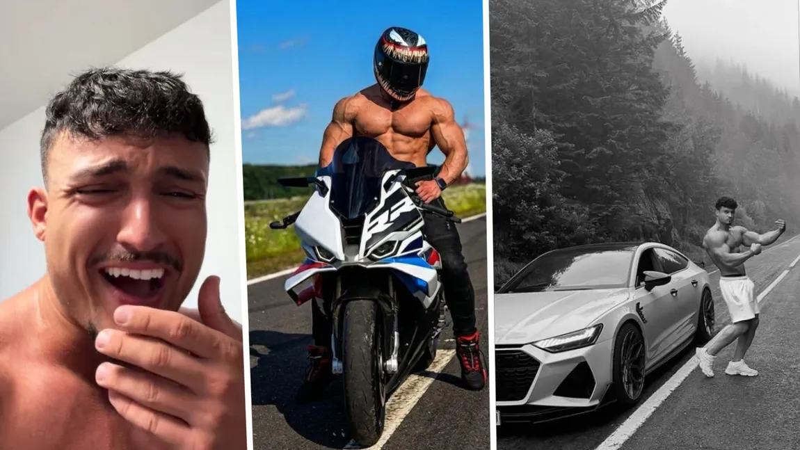 Andrei Bordeianu, accident cu motocicleta în București! Influencerul a ajuns de urgență la spital