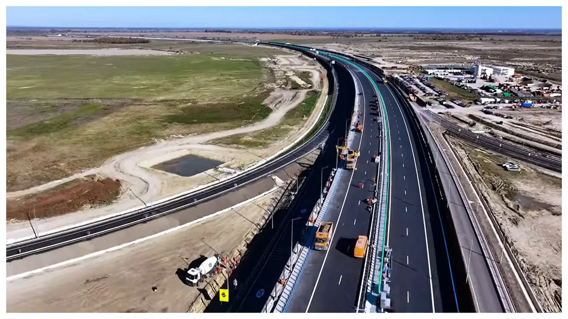 Alți 46 de km din Autostrada Moldovei vor fi dați în funcțiune peste câteva zile. Drumul de la București la Bacău va putea fi parcurs în puțin peste 2 ore