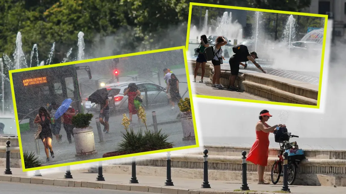 Avertizare de caniculă, dar și de vijelii în multe zone din țară și în București. ANM anunță cod galben până sâmbătă noapte