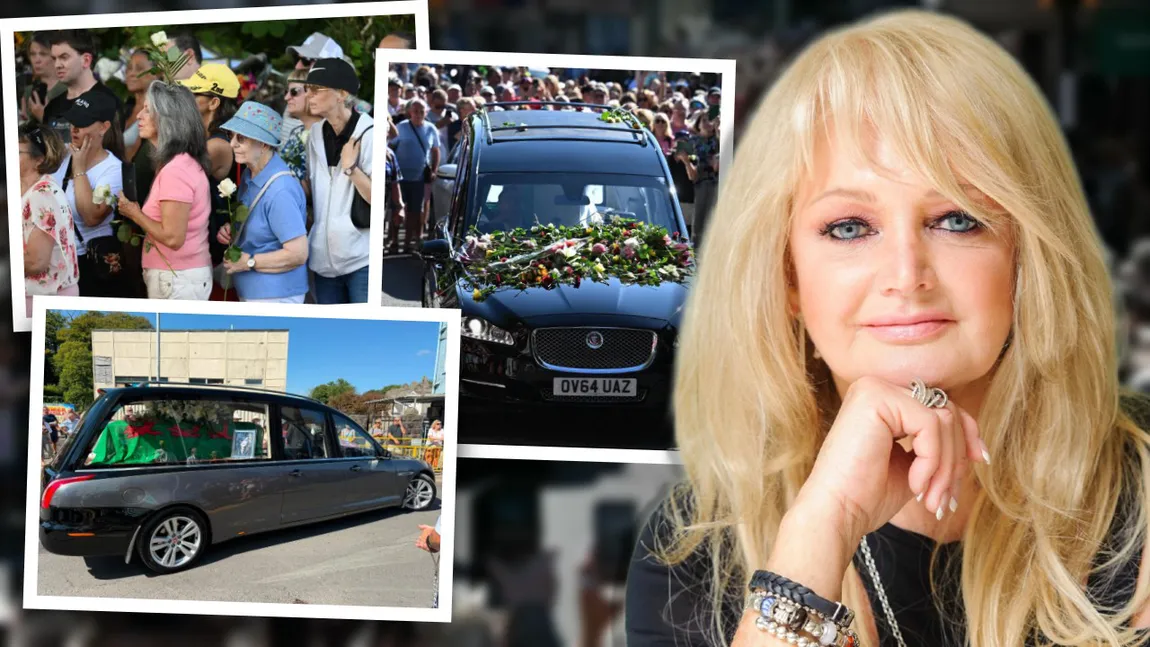Mii de oameni și-au luat rămas bun de la Bonnie Tyler. Sicriul artistei, purtat pe străzile orașului său de suflet