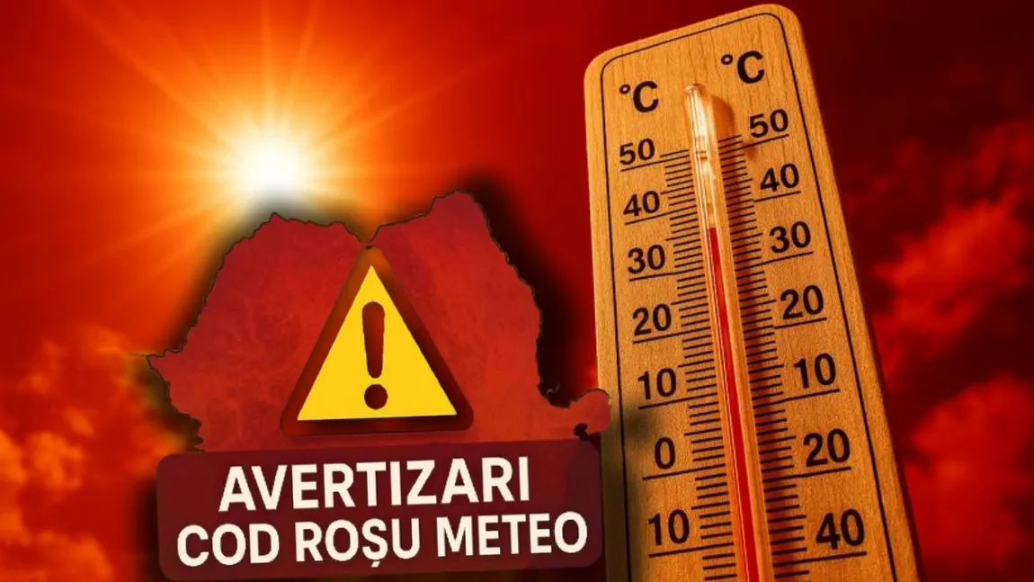 ANM, cod roșu de temperaturi extreme în trei județe. Unde se vor înregistra 40 de grade Celsius duminică, 2 august