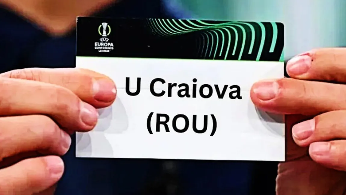 Ce adversari are Universitatea Craiova în Conference League. Programul meciurilor