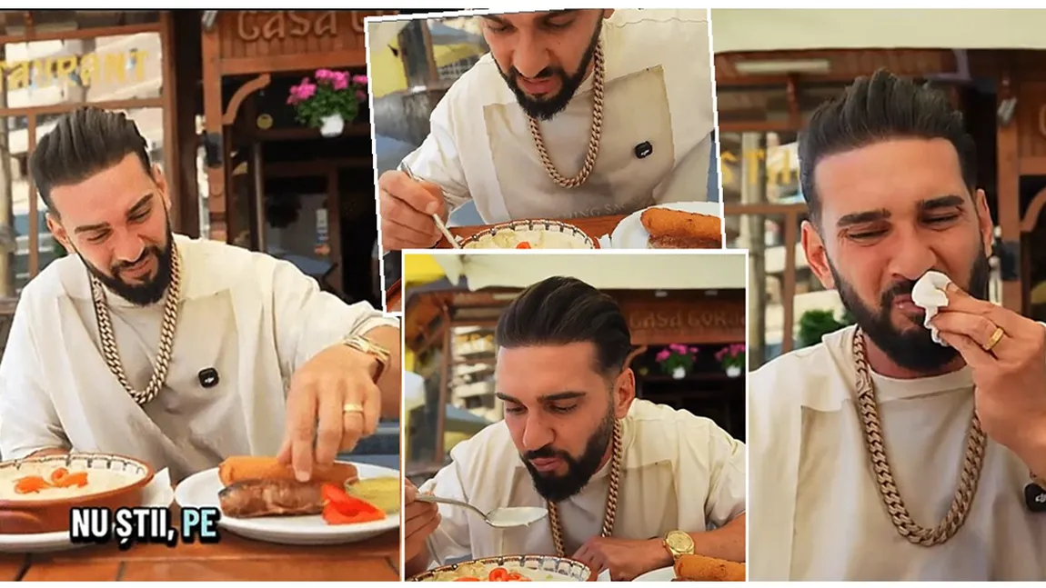 Dorian Popa și-a blestemat zilele la un restaurant din Capitală cu cele mai proaste recenzii. Ce și-a comandat vloggerul: „Arată cringe rău, să moară jacksona. Deci nu pot!” VIDEO