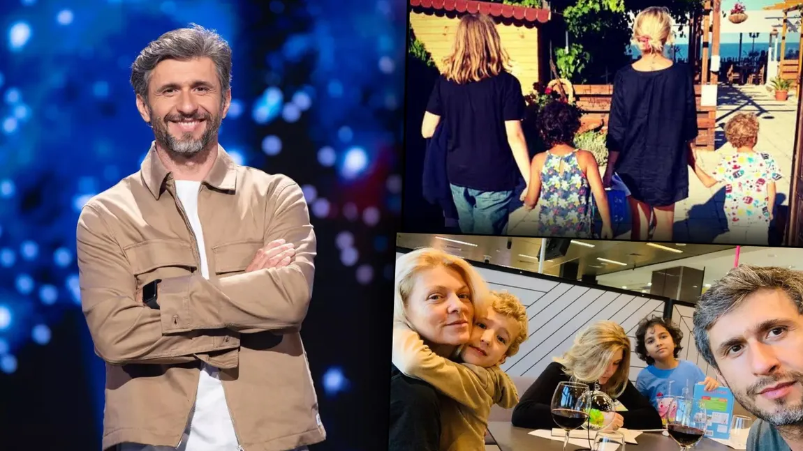 Dragoș Bucur, dezvăluiri din viața de familie. Ce relație are cu cei trei copii: 