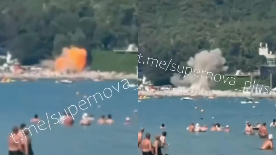 Bilanțul morților după ce o dronă s-a prăbușit pe o plajă de la Marea Neagră a ajuns la șapte. Rusia acuză Ucraina de „un atac deliberat asupra civililor” VIDEO