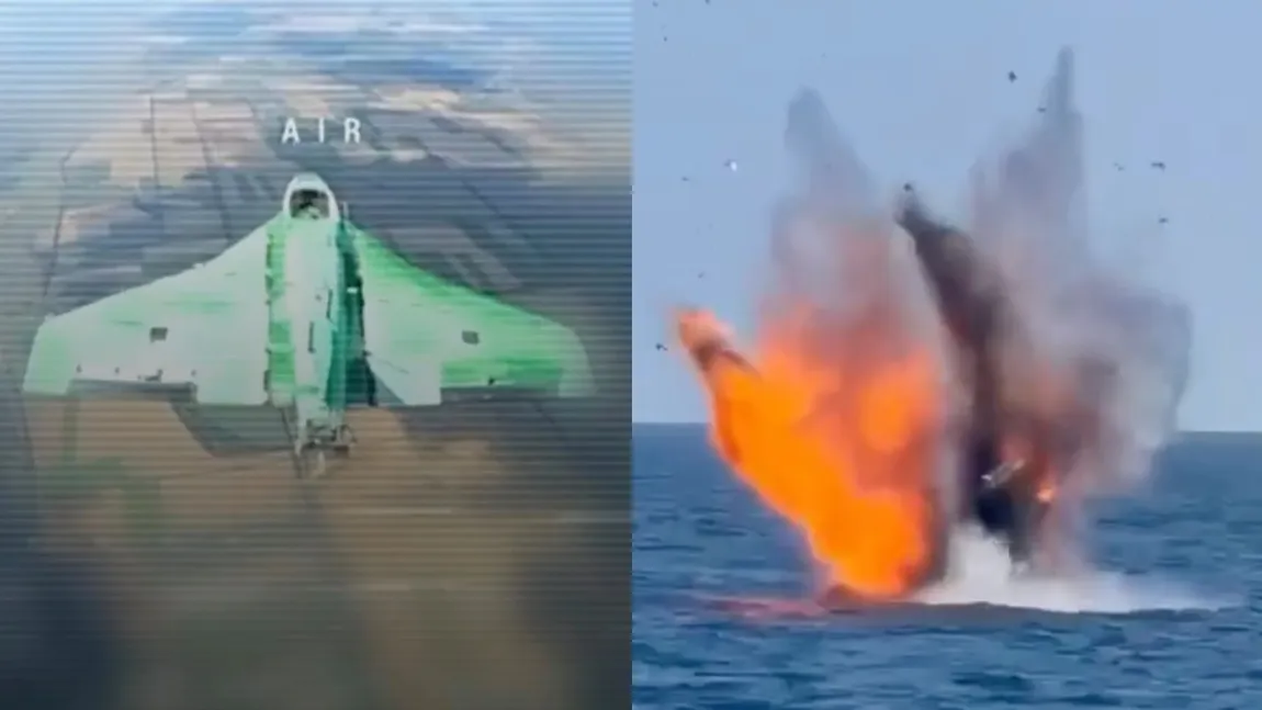 Alertă în Marea Neagră. Două drone cu posibilă încărcătură explozivă, distruse de Armata Română în zona Neptun Deep VIDEO