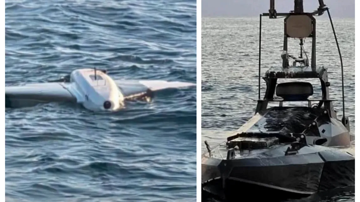 VIDEO Momentul în care F-16 distruge drona de lângă Neptun Deep cu tunul rotativ automat
