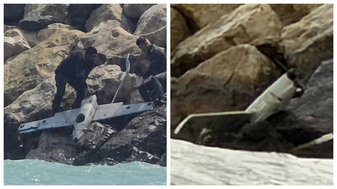 Fragment de dronă găsit pe plaja din Costinești, la o zi după ce găsirea unei drone a dus la închiderea plajei și evacuarea turiștilor