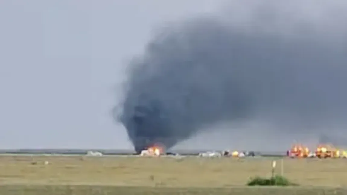 Avion de luptă F-35, prăbușit lângă Baza Miramar din California, celebră datorită filmului „Top Gun”. Pilotul s-a catapultat și a supraviețuit VIDEO