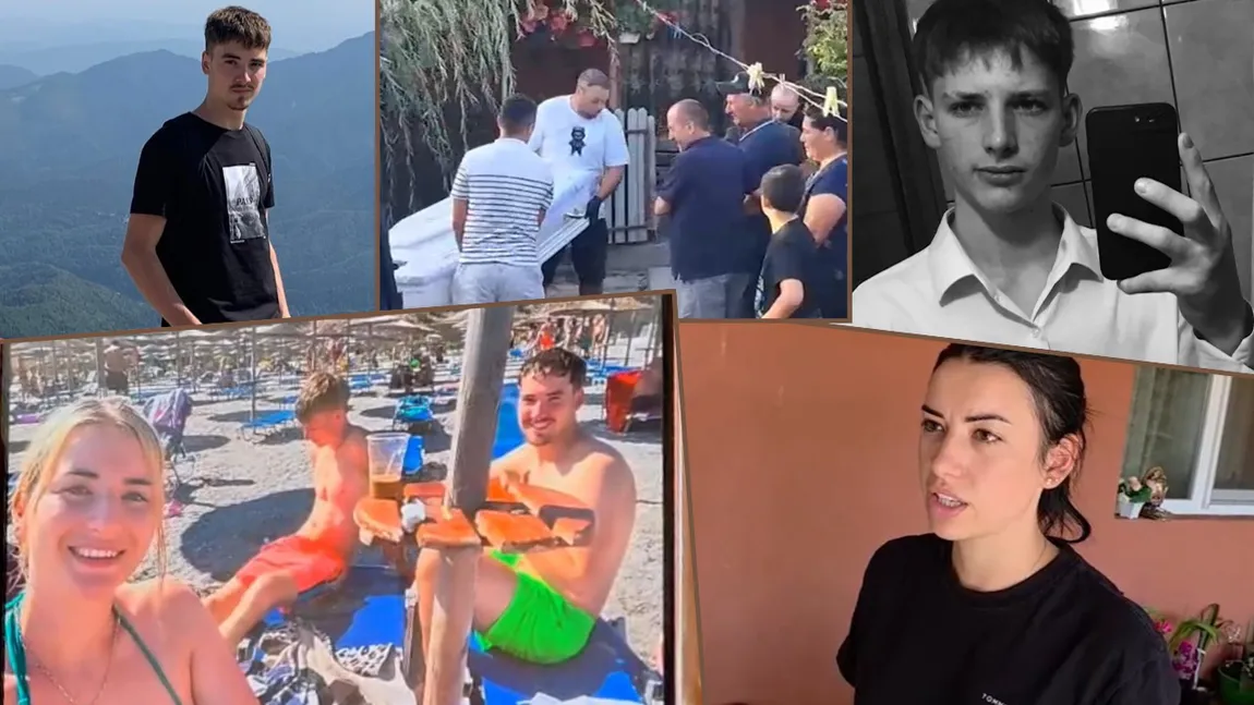 EXCLUSIV Frații care au murit înecaţi la Olimp sub ochii surorii lor, aduși acasă în sicrie albe. Sora lui Vlad și Ionuț, distrusă de durere: „Mi-au rupt sufletul. Eu aveam nunta luna viitoare” FOTO