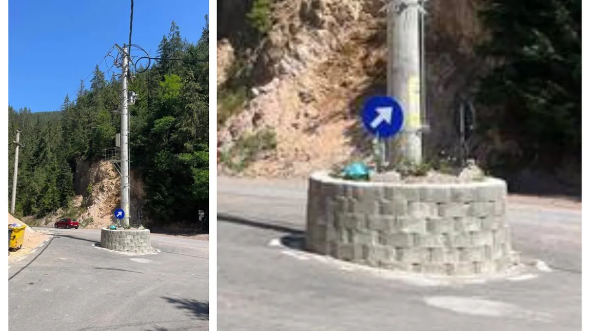 Un stâlp a fost 
