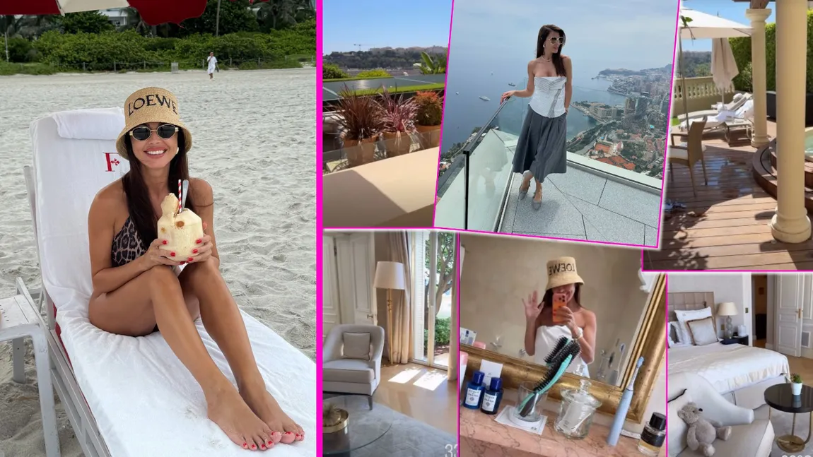 Cum arată vila din Monaco în care s-a cazat Ilinca Vandici. Are piscină și o priveliște spectaculoasă