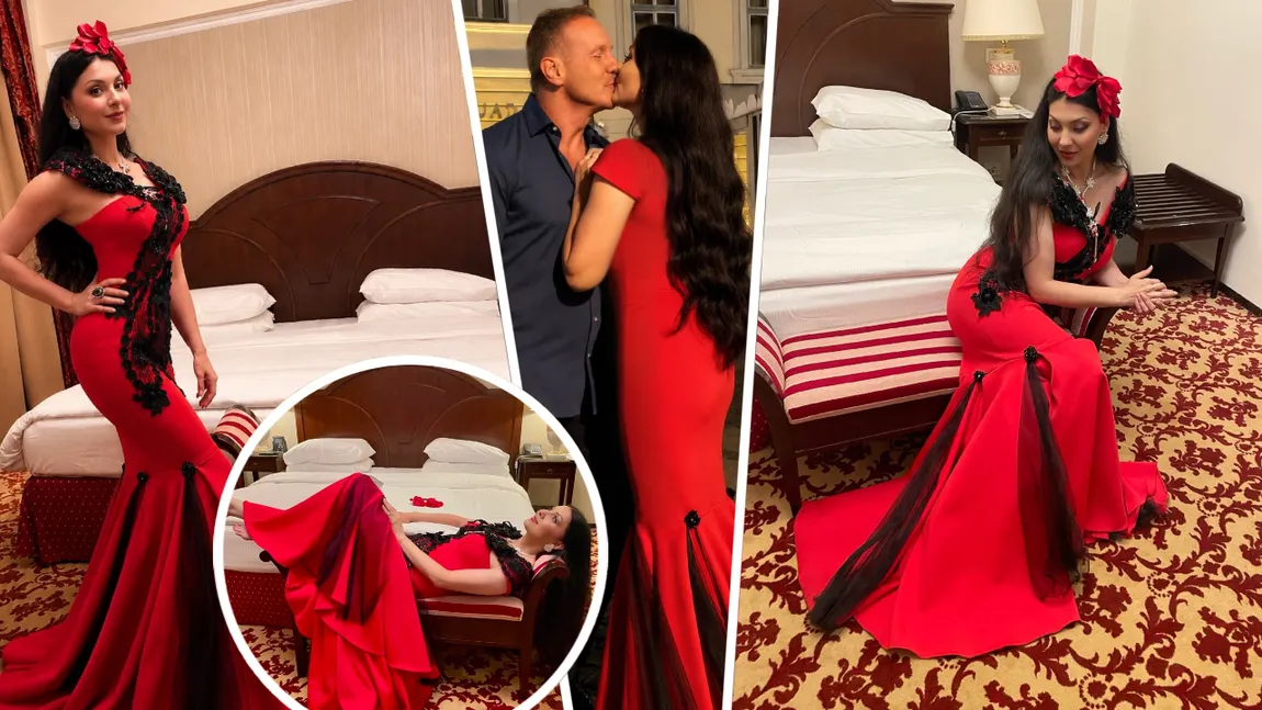 Exclusiv / Medana Oprea, în centrul atenției, din nou, pe podiumul de modă. A fost Regina colecției Soniei Trifan. Soția lui Alin Oprea a radiat de eleganță / GALERIE FOTO