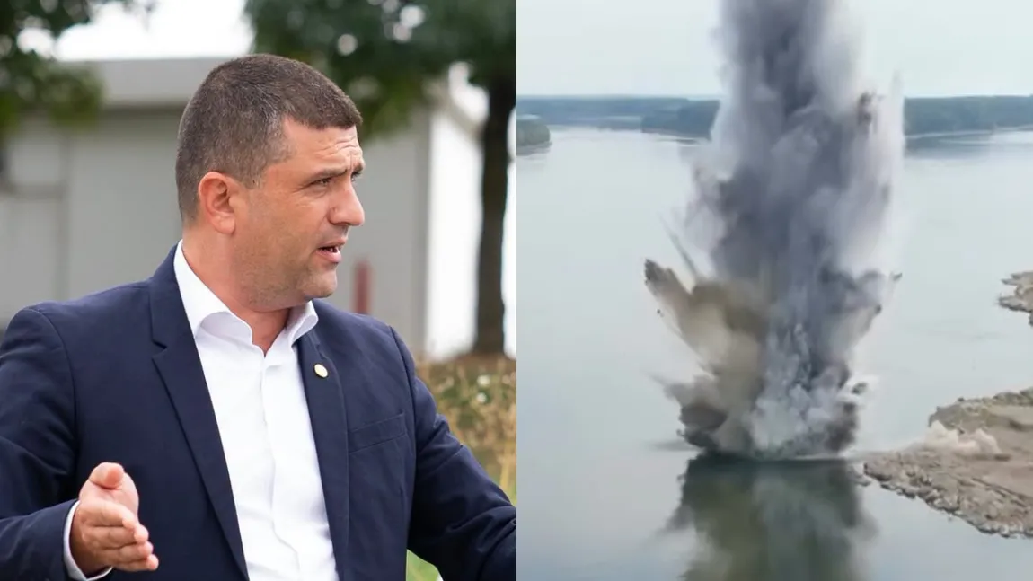 Ministrul Apărării, Radu Miruță, anunță primele efecte după detonarea de pe Brațul Bala: „Nivelul apei a crescut cu doi centimetri față de ziua trecută” VIDEO