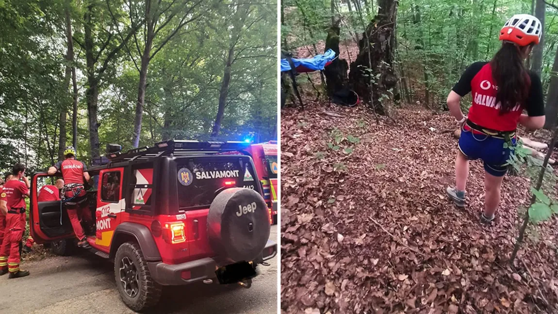Motociclist mort după ce a căzut 30 de metri într-o râpă. Un pompier aflat întâmplător în zonă a intervenit imediat, fără să-l mai poată salva