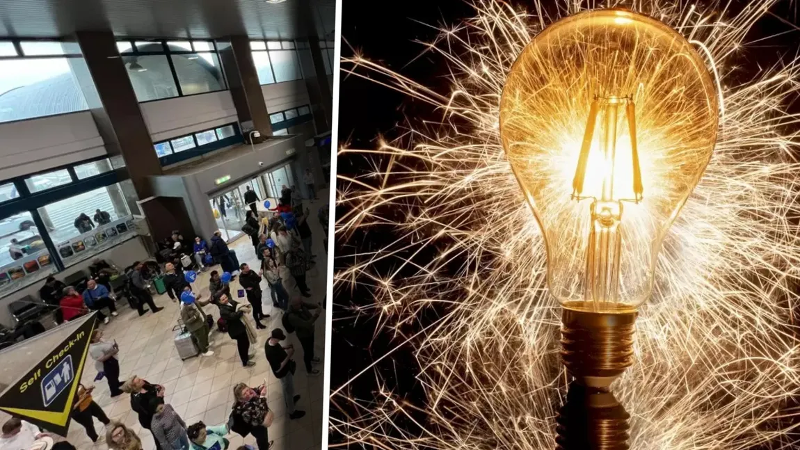 Pană de curent în București! Alimentarea cu energie a fost întreruptă și pe Aeroportul Otopeni