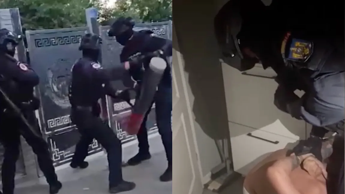 Percheziții ale DIICOT la Clanul Versace din Slatina. Gruparea periculoasă, acuzată de proxenetism, cămătărie și șantaj VIDEO
