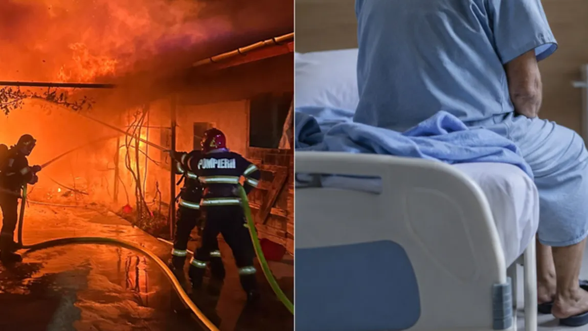 Incendiu la Spitalul de Psihiatrie Ştei. A fost activat Planul Roşu de Intervenţie