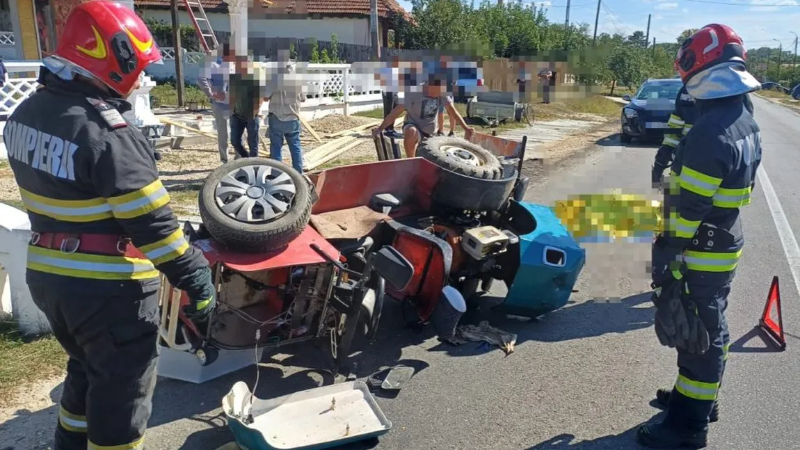 Accident teribil în Argeş. Un bărbat a murit pe loc, alte trei sunt în stare gravă la spital