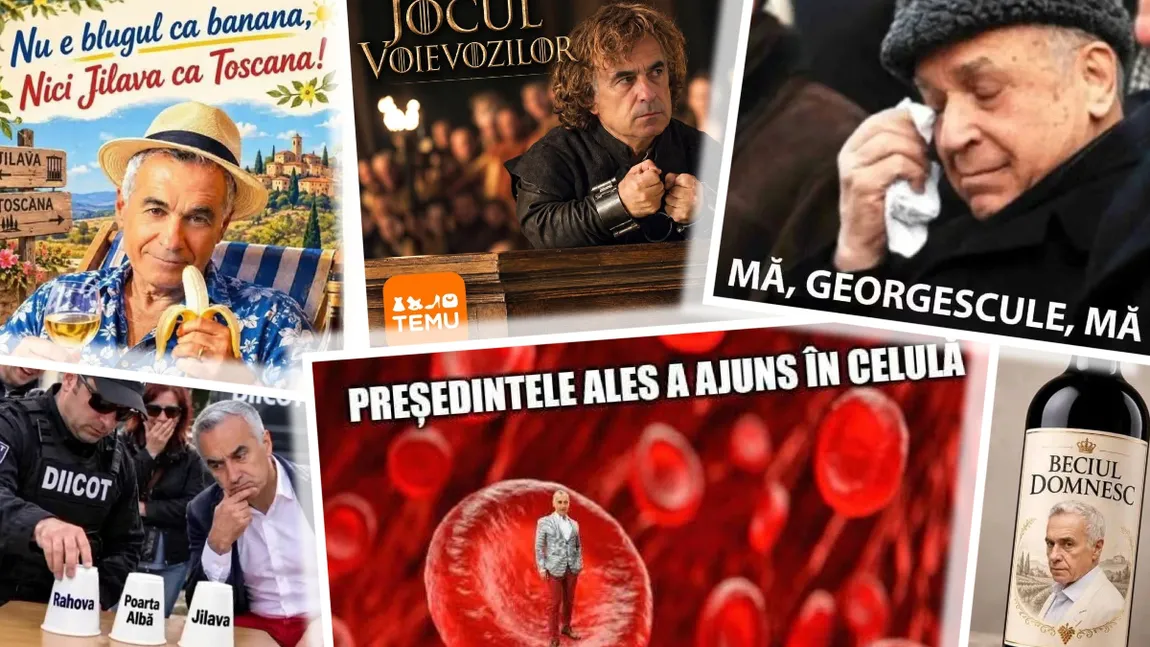 Rețelele sociale, invadate de glume care de care mai ingenioase pe subiectul arestării lui Călin Georgescu: 