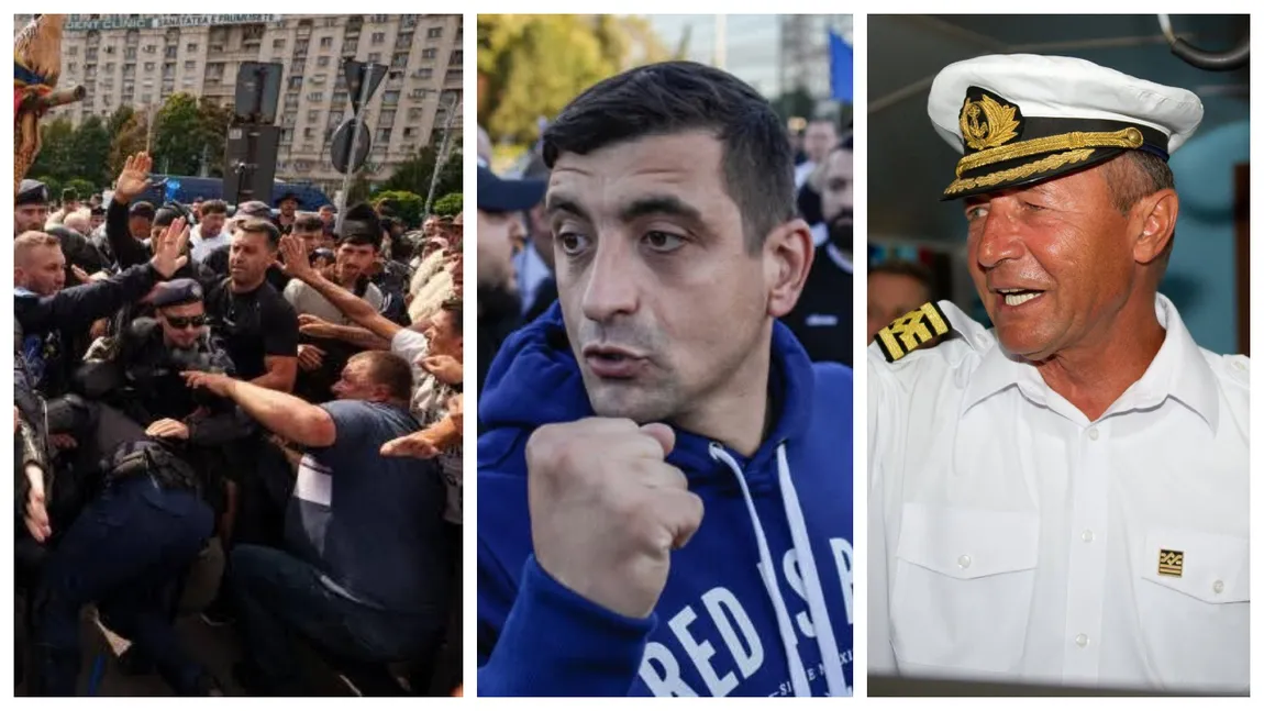 Băsescu, despre huliganii de la protestul fermierilor: ”Cineva-i trimite, cineva-i organizează”. Opinie fermă despre Simion: Dacă a fost în spatele violențelor, ”merită să dispară din viața politică”