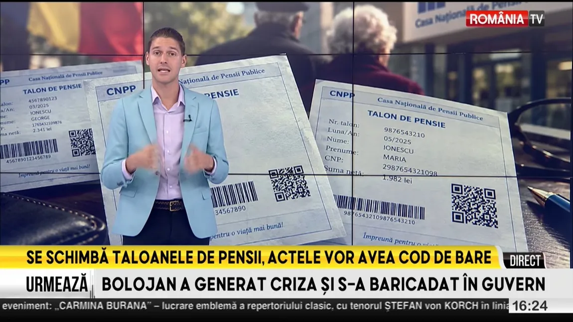 Talonul de pensie va include cod QR sau cod de bare. ce se schimbă pentru seniori