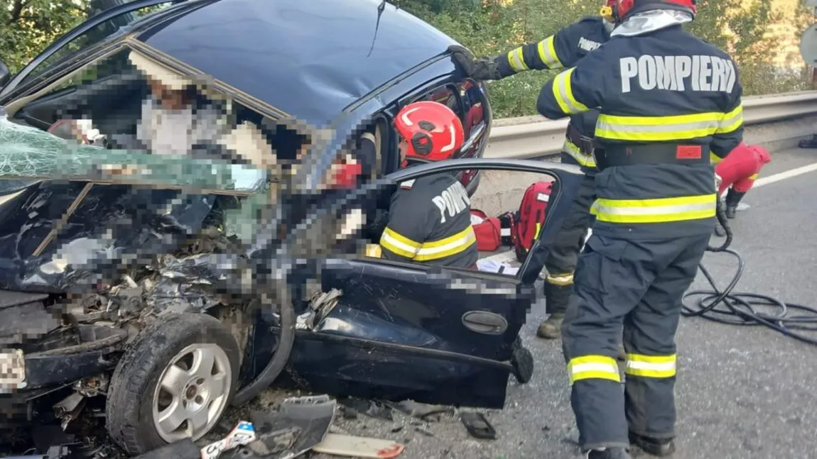 Accident cu cinci victime, coliziune teribilă între două autovehicule la Orşova