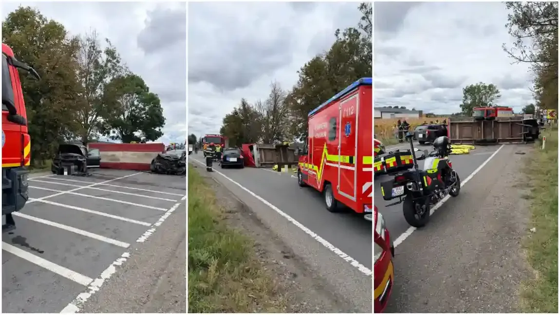 Accident cu doi morți și patru răniți, între care un minor, în Mureș