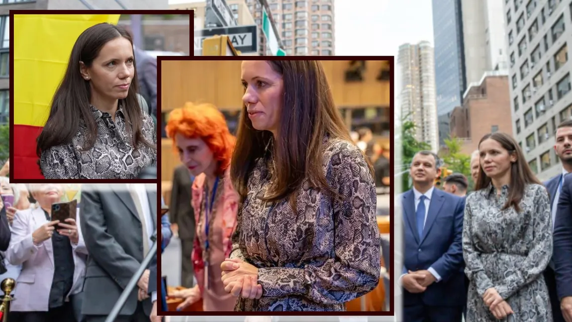 FOTO Cum a apărut Mirabela Grădinaru la New York! Cât costă rochia purtată de partenera lui Nicușor Dan