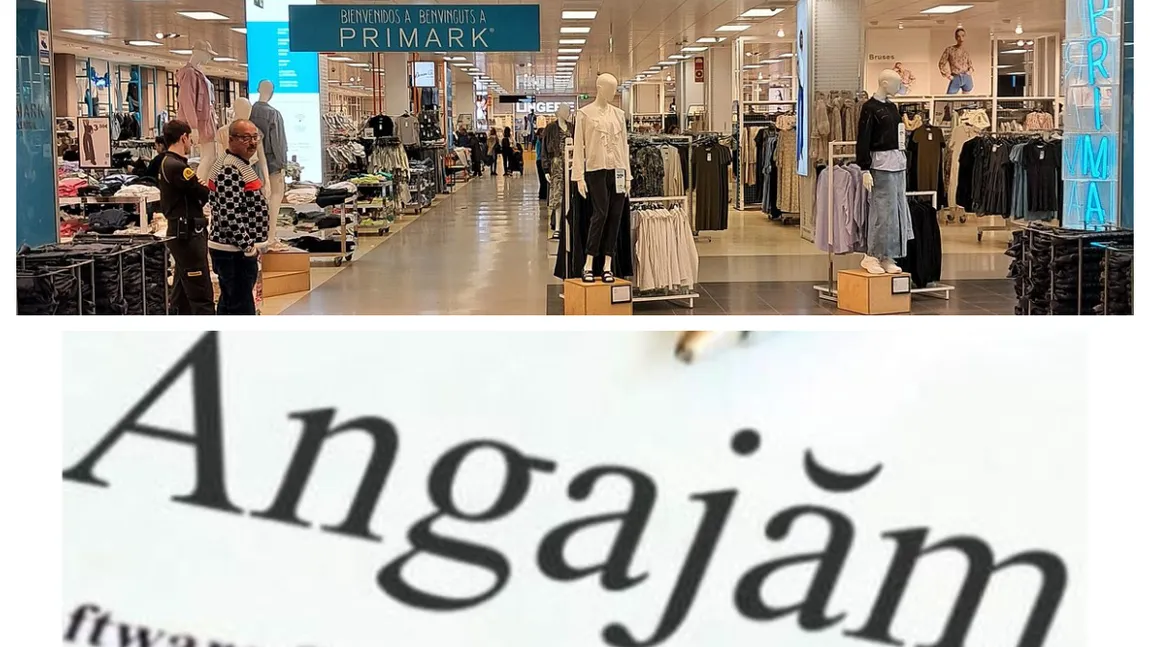 Primark face angajări în magazinele din România. Ce trebuie să știe viitorii angajați