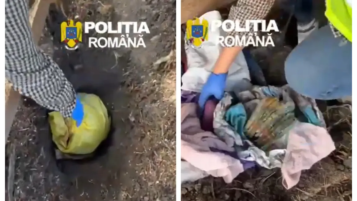 Percheziții în Dâmbovița. Polițiștii au descoperit aproape 200.000 de lei îngropați în grădina unor cămătari