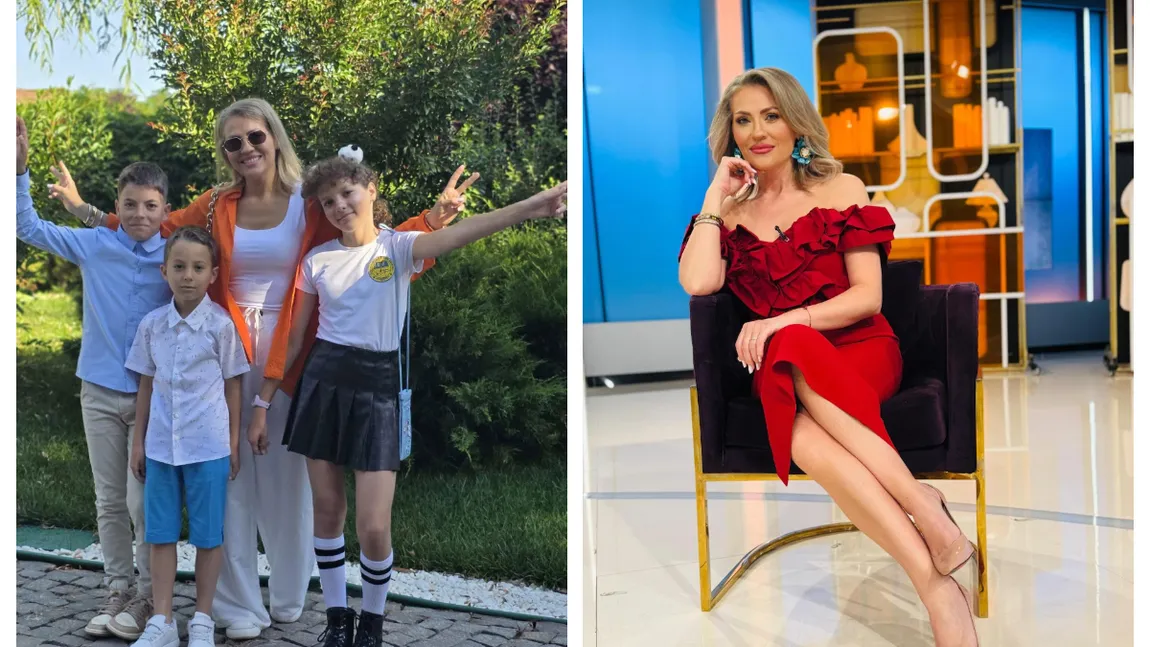 La ce școală învață copiii Mirelei Vaida. Cum reacționează vedeta când Carla, Vladimir și Tudor iau câte o notă mică